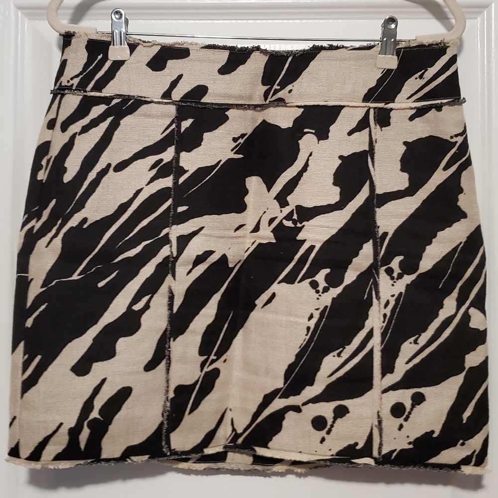 Michael Kors Linen Mini Skirt